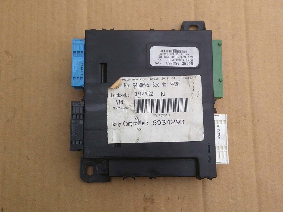 MINI Cooper R50 R52 R53 2002-2006 BC1RD 6934293 Body Control Module BCM OEM