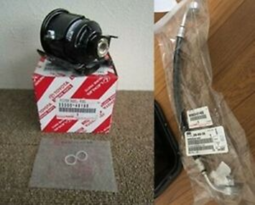 Toyota Supra MK4 JZA80 2JZ-GTE 2JZ-GE 93-98 Genuine Fuel Filter & Hose Set OEM