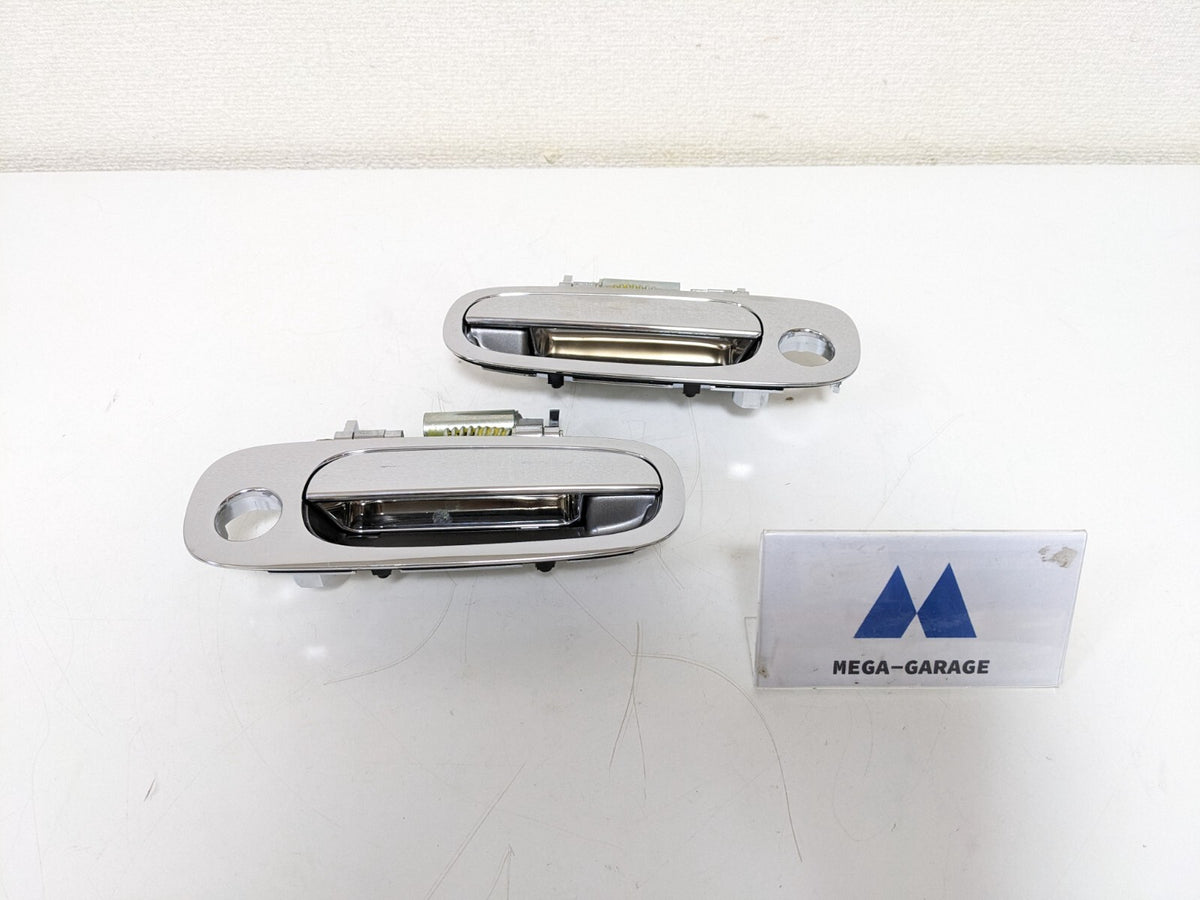 Toyota Genuine MR2 Spyder ZZW30 Chrome Outer Door Handle LH+RH set