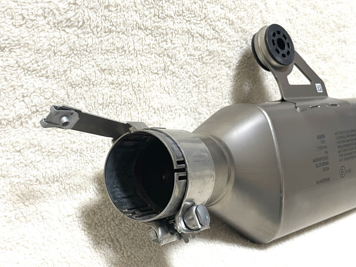 Akrapovic Titanium Slip-On Exhaust Muffler for BMW M1000XR KM9