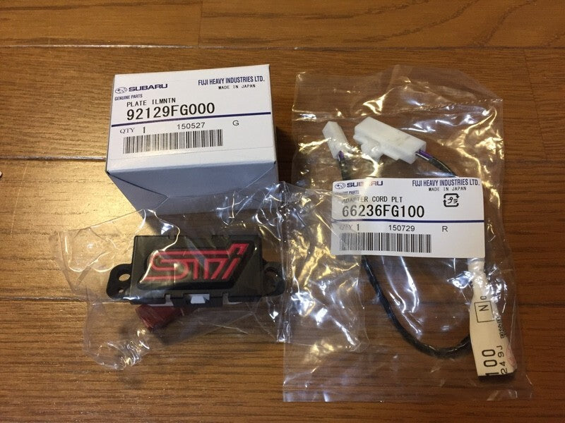 Genuine SUBARU OEM IMPREZA Shift Panel Plate Illumination EJ207 EJ257 92129FG000