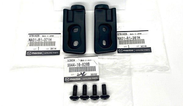 MAZDA OEM 98-05 Miata Roadster NB6 NB8 Hard Top Side Striker & Deck Bolt Set