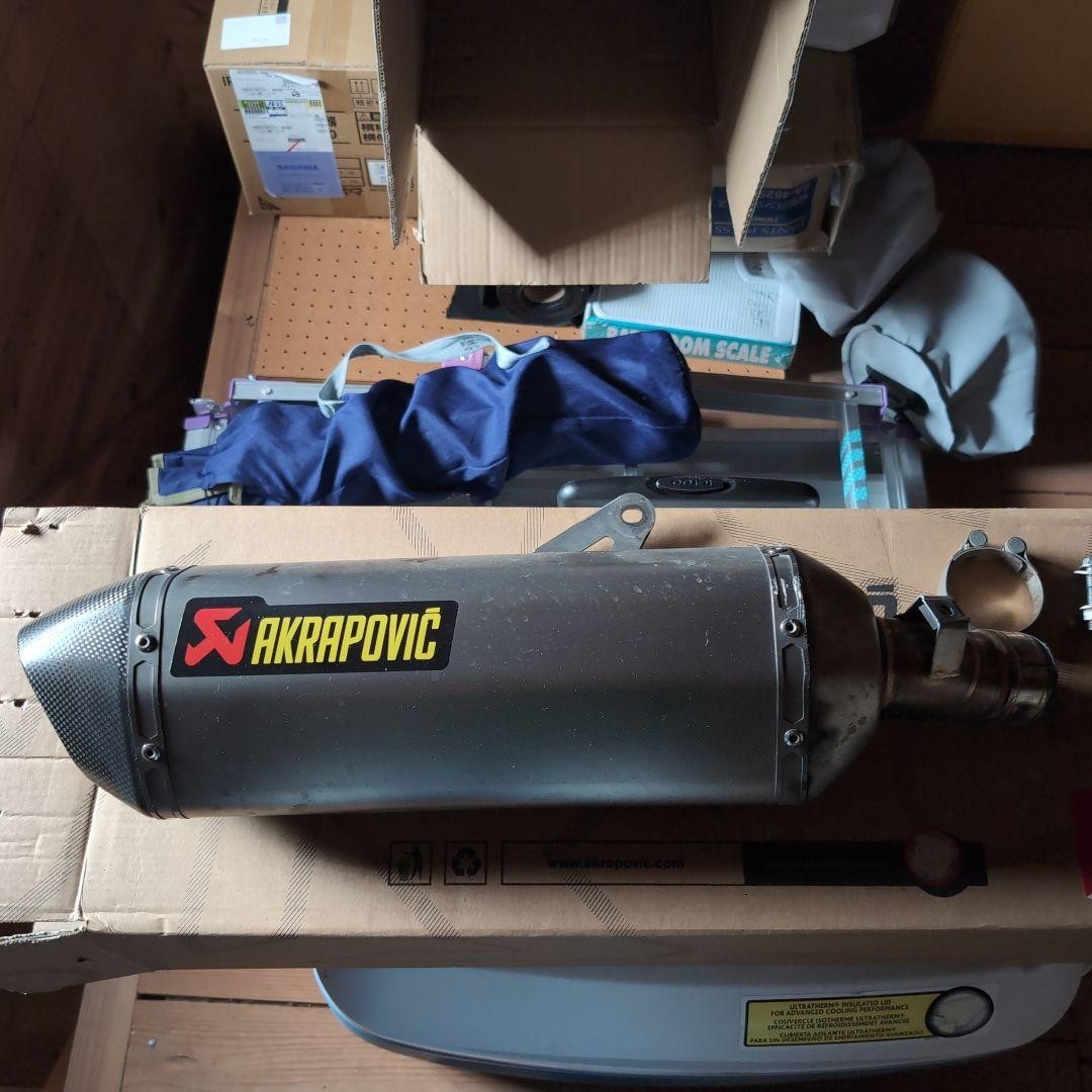 Akrapovic Slip-On Exhaust Muffler for Kawasaki Ninja 400 Ninja 250