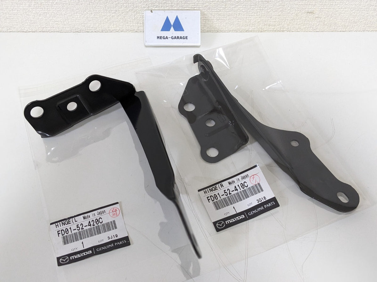 MAZDA GENUINE OEM RX-7 FD3S Bonnet Hood Hinge Set Bracket
