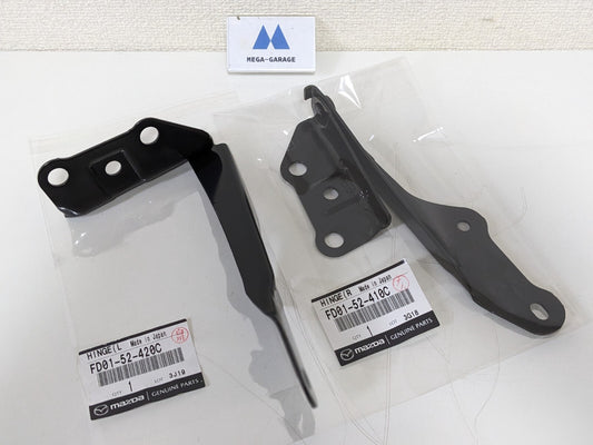 MAZDA GENUINE OEM RX-7 FD3S Bonnet Hood Hinge Set Bracket