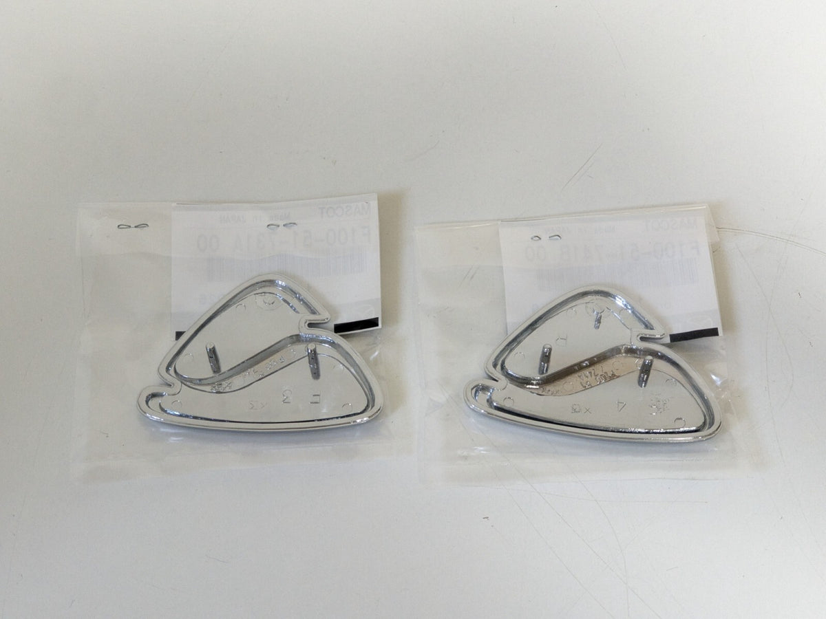 New Genuine MAZDA RX-7 FD3S Efini Badge Emblem Front Rear Pairs Set Black JDM