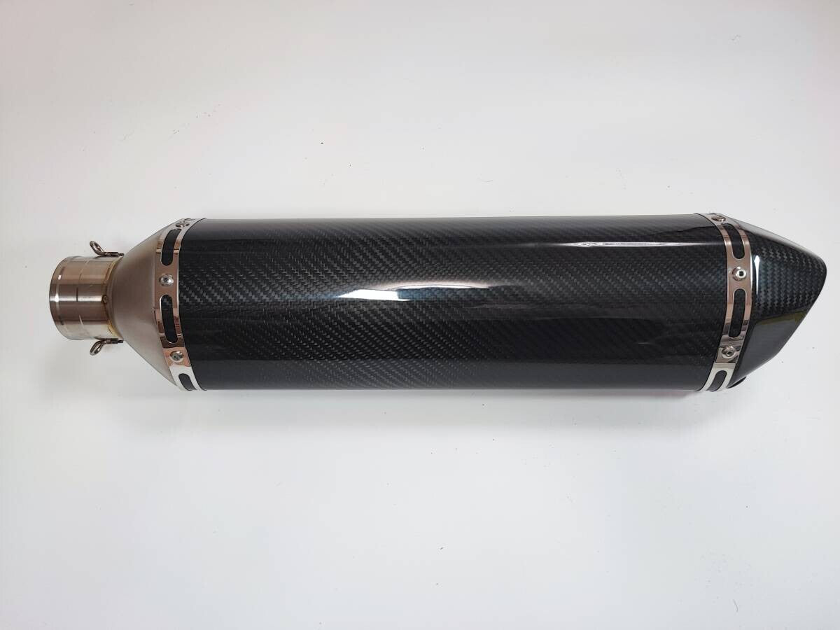 Dry Carbon Long Silencer 60.5/51 Type 1