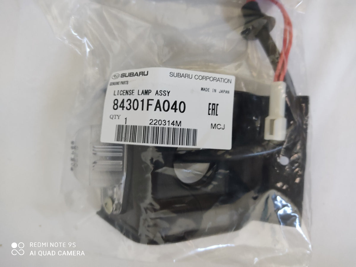 84301-FA040 x2 SUBARU GC8 Impreza WRX STI Rear Number Plate Lamp Light Set