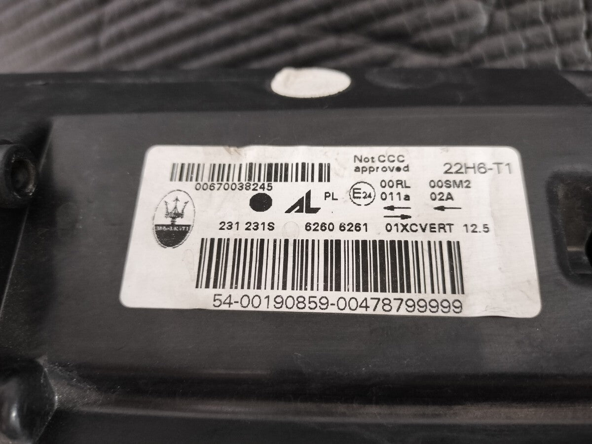 Maserati Ghibli MG30 Left Headlight Lamp HID Genuine OEM
