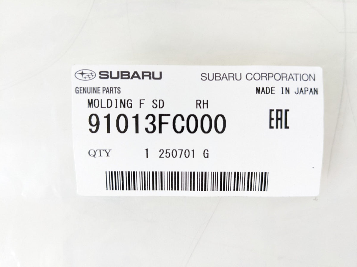 Subaru Genuine OEM New Forming F SD RH S10 (LHD) FORESTER 91013FC000