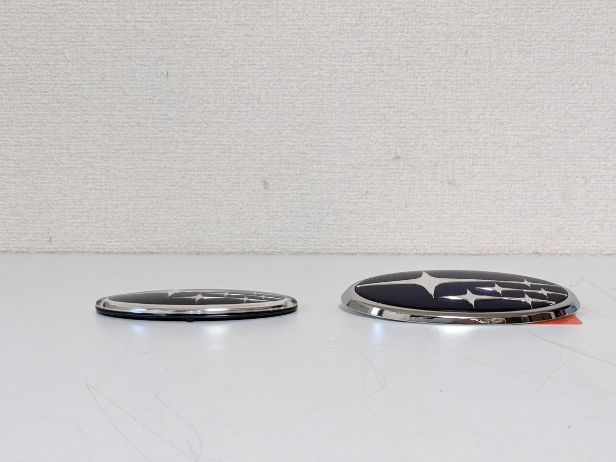 SUBARU Genuine OEM IMPREZA WRX STI GD# 03-05 Subaru Oval Front & Rear Emblem Set