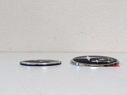 SUBARU Genuine OEM IMPREZA WRX STI GD# 03-05 Subaru Oval Front & Rear Emblem Set