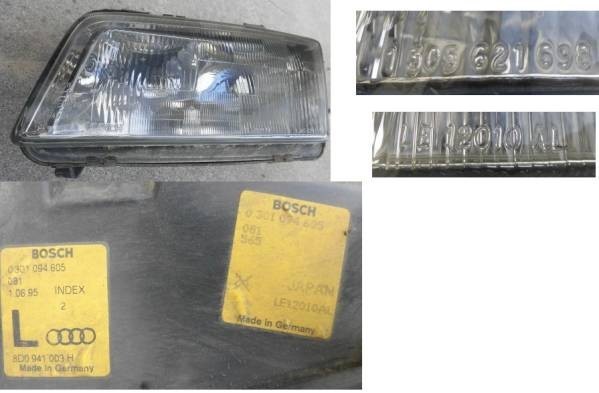 Audi A4 B5 8DADR Left Headlight Headlamp OEM Genuine