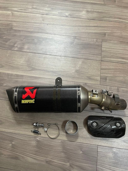 Akrapovic Slip-On Muffler Exhaust for Kawasaki Ninja ZX-6R 2021