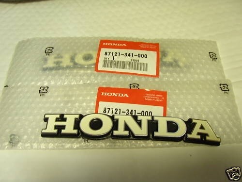 87121-341-000 Genuine Honda NOS CB750K2 Fuel Gas Tank Emblem Set 1969-1976 NEW