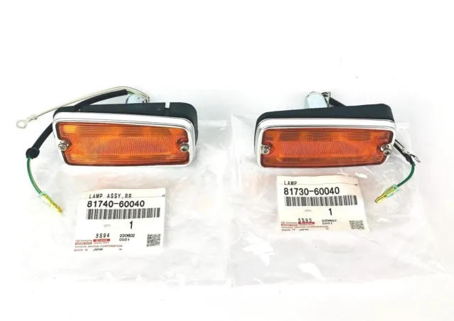 Toyota Genuine 69-75 Land Cruiser FJ40 FJ45 Side Turn Signal Marker Lights Lamp