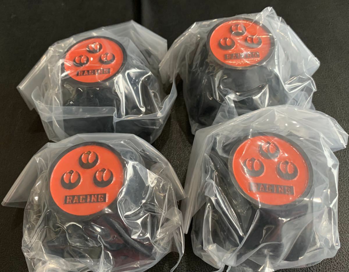 RS WATANABE Wheel Center Cap Black 70π Set of 4