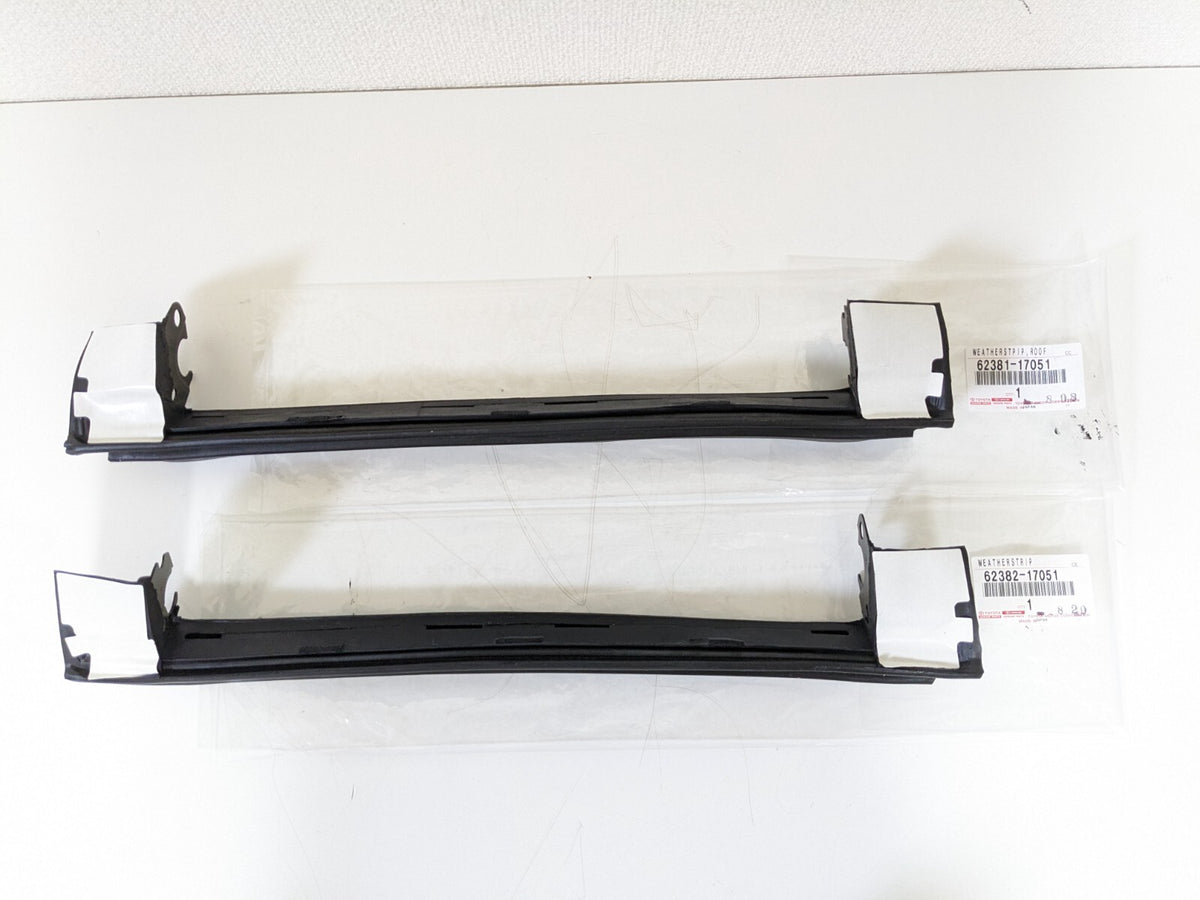 Genuine Toyota MR2 SW20 SW21 Weatherstrip Roof Side Rail Weather Strip RH LH Set