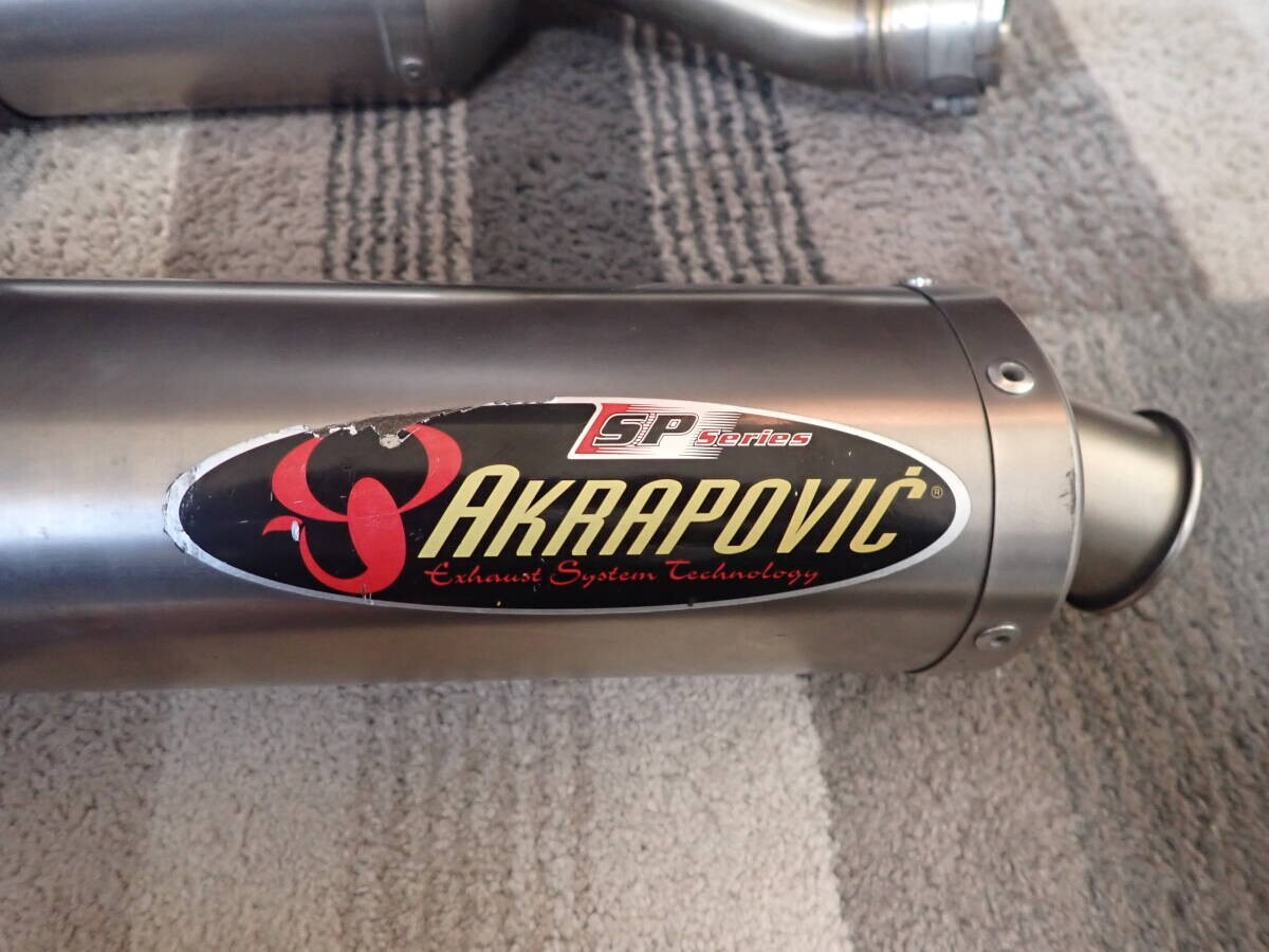 AKRAPOVIC Titanium Slip-On Muffler for YAMAHA YZF-R1 YZFR1 04-06