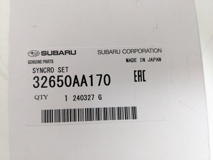 32650AA170, SUBARU GENUINE SYNCHRONIZER SET IMPREZA LEGACY FORESTER WRX LEVORG