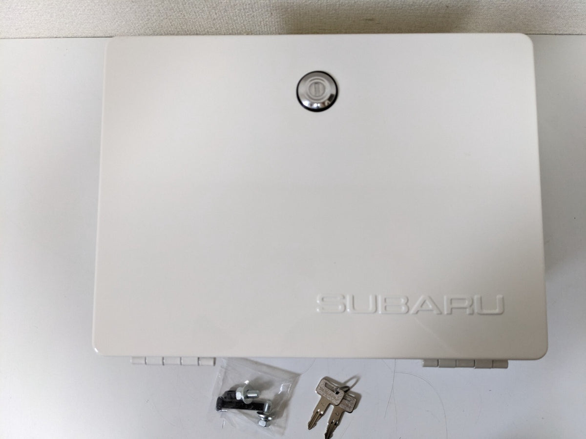SUBARU Genuine Sambar TV1 TV2 TT1 TT2 Locker set Tool box Logo Key lock White
